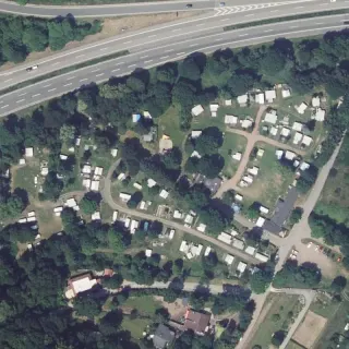 Luftbild von Campingplatz „Am Spicherer Berg“