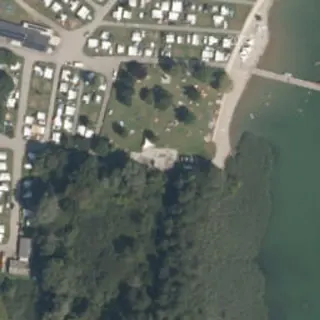Aerial view of Service station