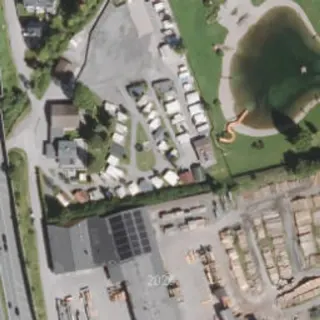 Luftbild von See-Camping Eben