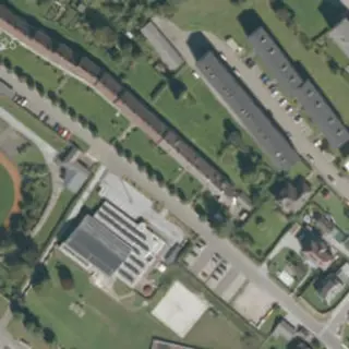 Luftbild von Wohnmobilstellplatz Eisenerz