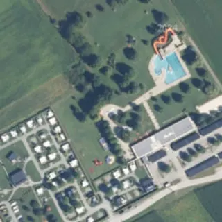 Aerial view of Ölspur Camping