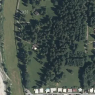 Luftbild von Campingplatz Sennalpe - Plannsee