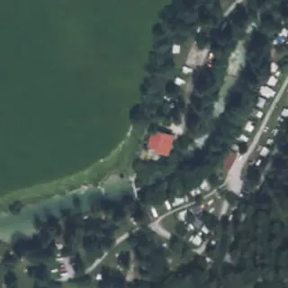 Luftbild von Camping Seemühle