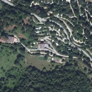 Luftbild von Camping Chez la Mère Michon