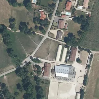 Vue aérienne de Ferme Equestre Malafretaz