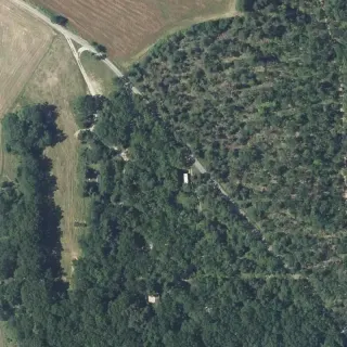 Luftbild von Camping Tzig'ane