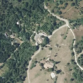 Aerial view of oasis de bellecombe