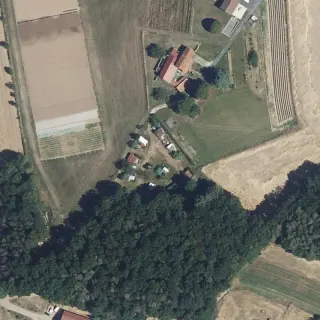 Vue aérienne de Camping La Charmance