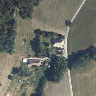 Vista aerea di Les Douceurs des Bauges