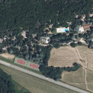 Flyfoto av Tømmestasjon