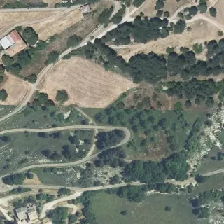 Aerial view of Camping Le Gessy