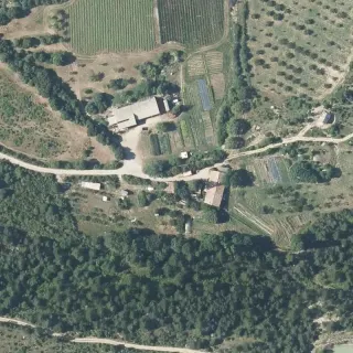 Vue aérienne de Ferme de Pierre Vieille