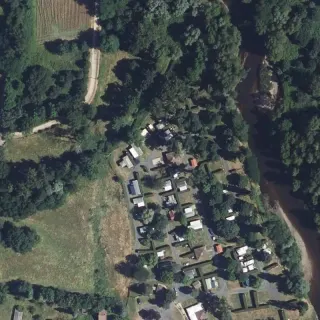 Vue aérienne de Camping de Pont-Astier