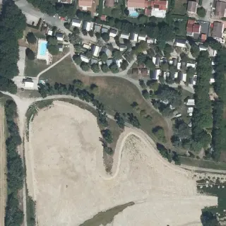 Aerial view of Camping l'Oasis des Dombes