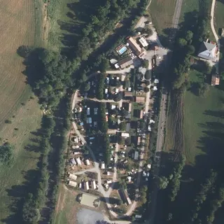 Luftbild von Le Valserine
