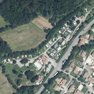 Vue aérienne de Camping Chante-Merle