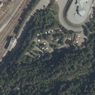 Aerial view of Les Combes