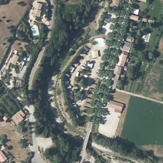 Flyfoto av Camping municipal Les Cigales