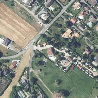 Aerial view of Camping du Lac