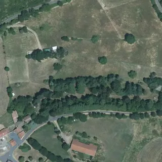 Vue aérienne de Les Sources