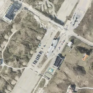 Luftbild von Kogerstrand