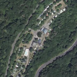 Luftbild von L'Ombrage