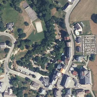 Aerial view of Camping l'Ourson