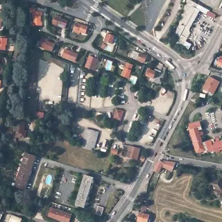 Luftbild von Camping des Barolles