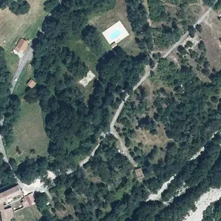 Flyfoto av Campingplass