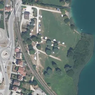 Luftbild von Le Lac
