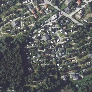 Luftbild von Les 2 Glaciers