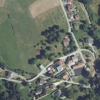 Luftbild von La Recorbaz