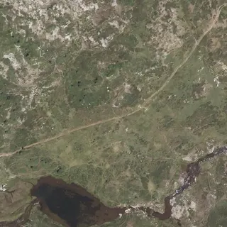 Flyfoto av Campingplass