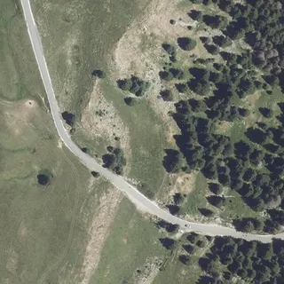 Vue aérienne de Aire de bivouac