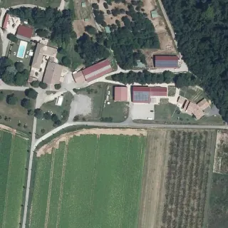 Luftbild von camping 2 la ferme de Matt & Lili