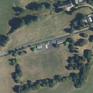 Vista aerea di Camper service