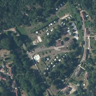 Luftbild von Camping municipal Sous Roche