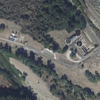 Flyfoto av Aire de service pour Camping-Car à Pouilly-sur-Loire