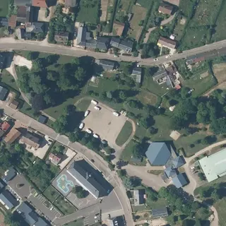 Flyfoto av Tømmestasjon
