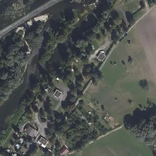 Luftbild von Camping Les Lûmes