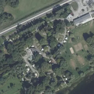 Luftbild von Camping de Besançon