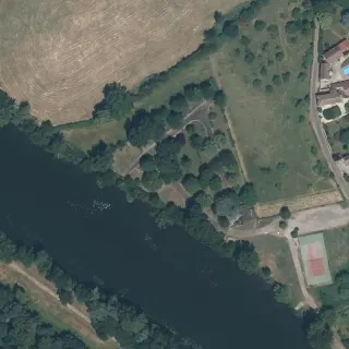 Luftbild von Le Patis