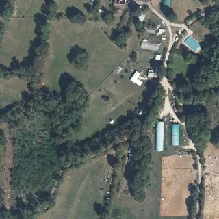 Vue aérienne de Ferme de l'Âne Eria
