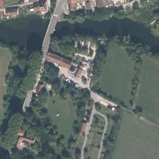 Aerial view of La Colombière