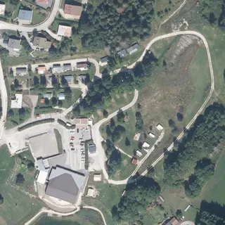 Luftbild von Camping de la Bucle