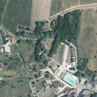 Aerial view of Camping municipal