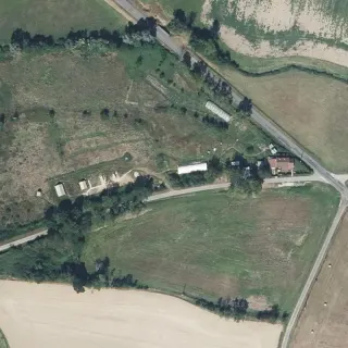 Luftbild von Camping Pont Rouge