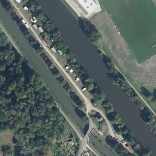 Luftbild von Camping municipal du Pont Picot