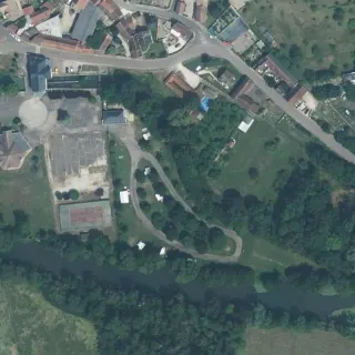 Luftbild von La Graviére du Moulin