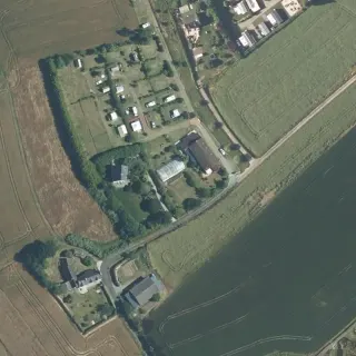 Luftbild von Camping des Rosaires
